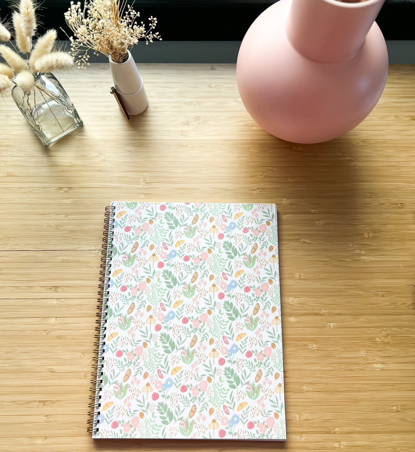 Large Floral Notebook