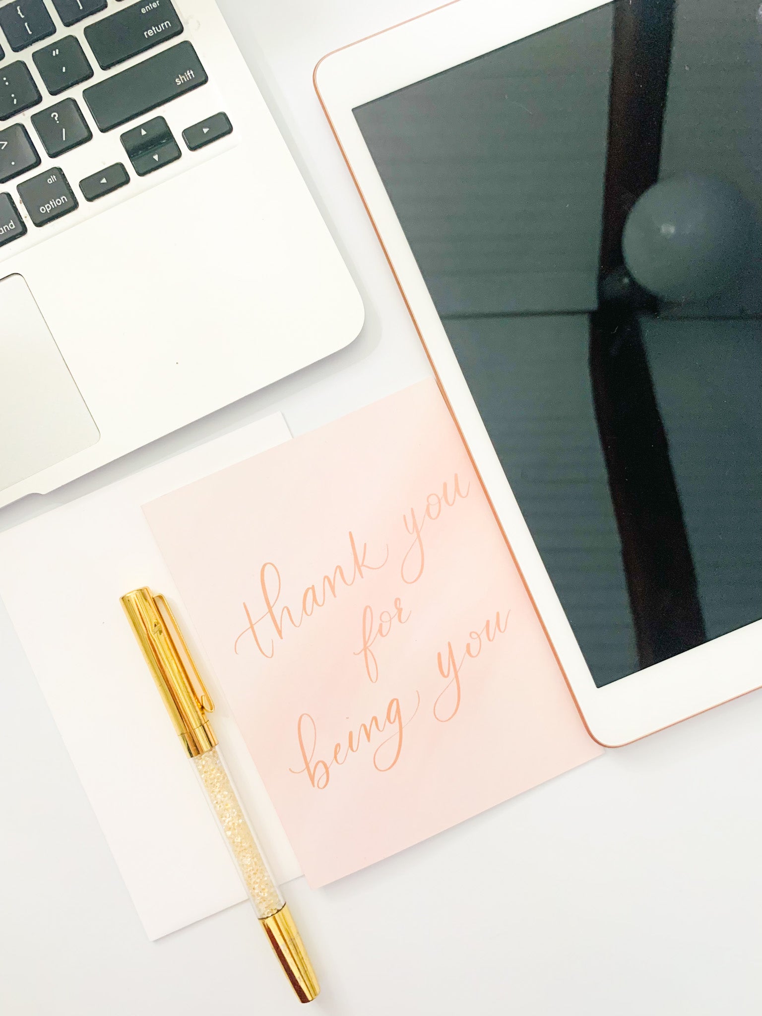 cute sweet thank you card for friend