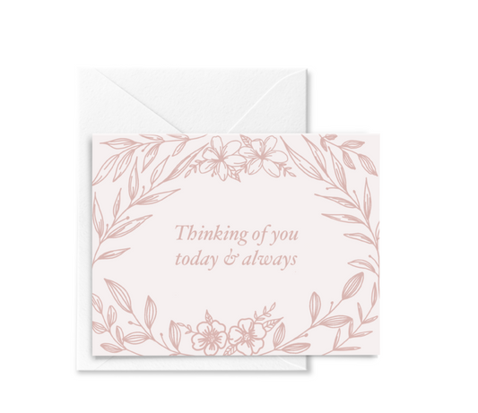 Thinking of You Greeting Card - JJ Paperie & Co