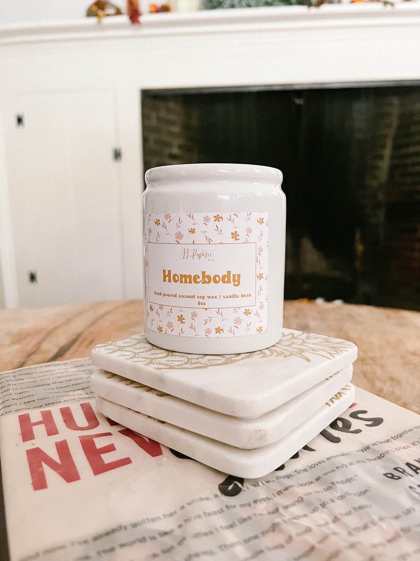 Cozy Homebody Candle Ceramic - 8oz