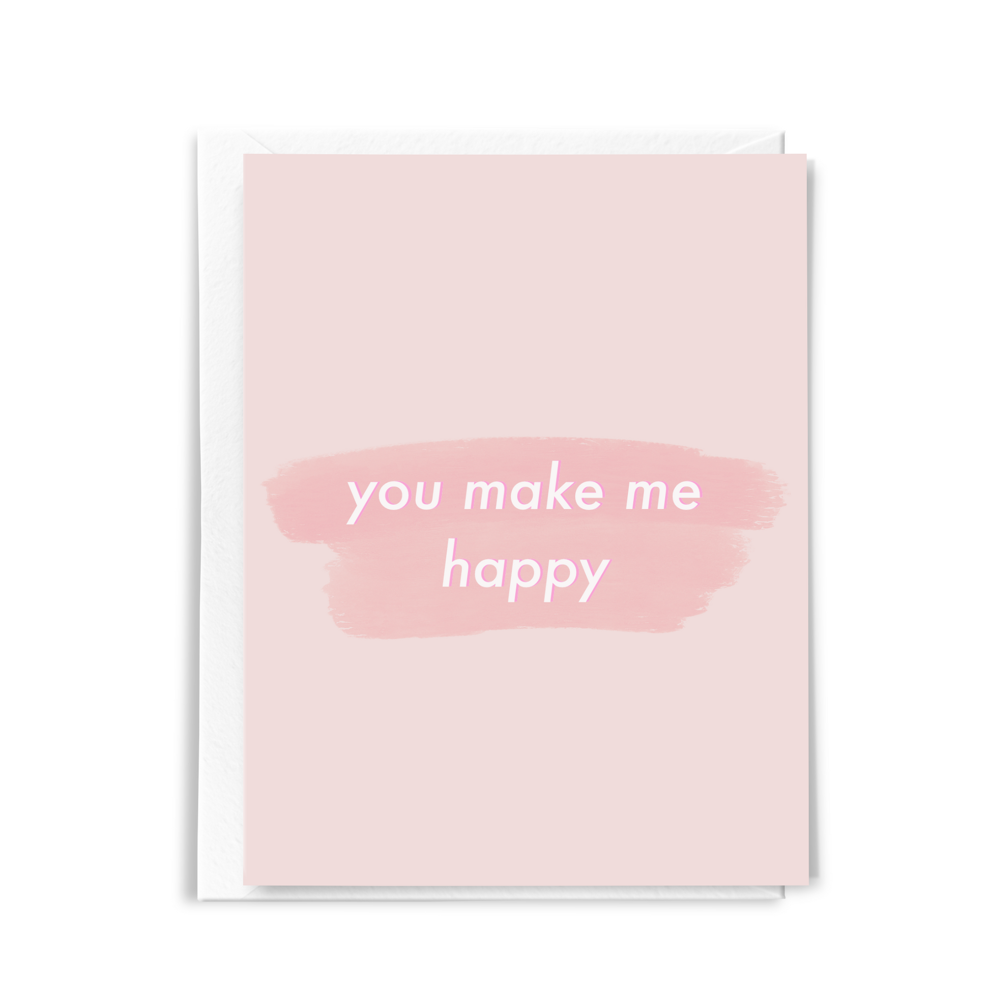 sweet love card on pink card