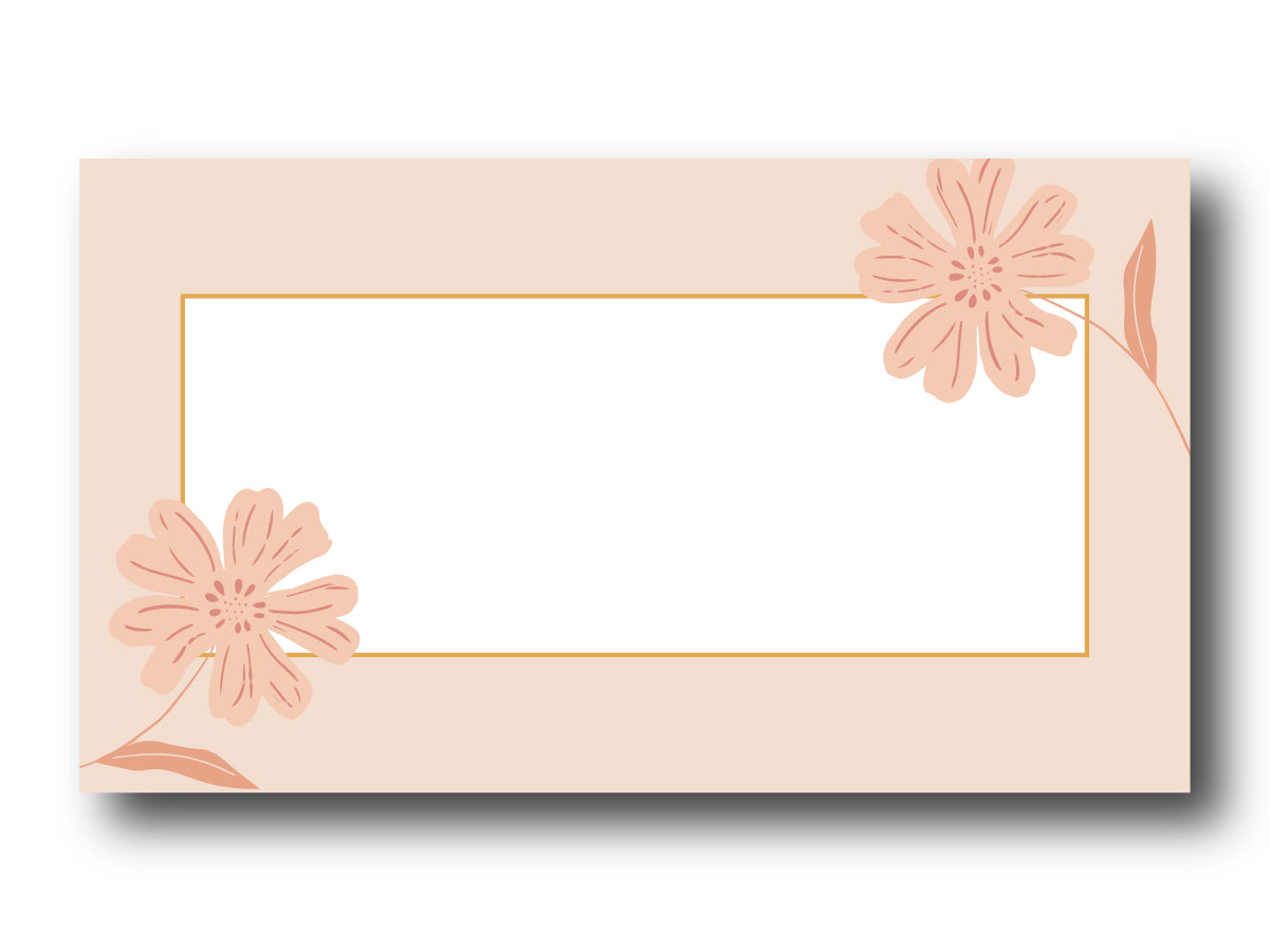 Dainty Floral Place Cards - Set of 10
