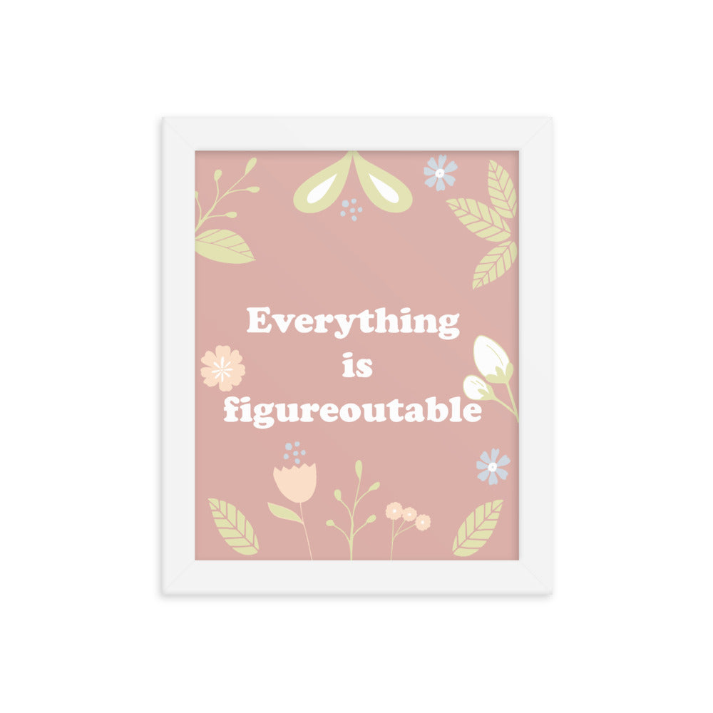 Everything is Figureoutable Wall Prints - JJ Paperie & Co