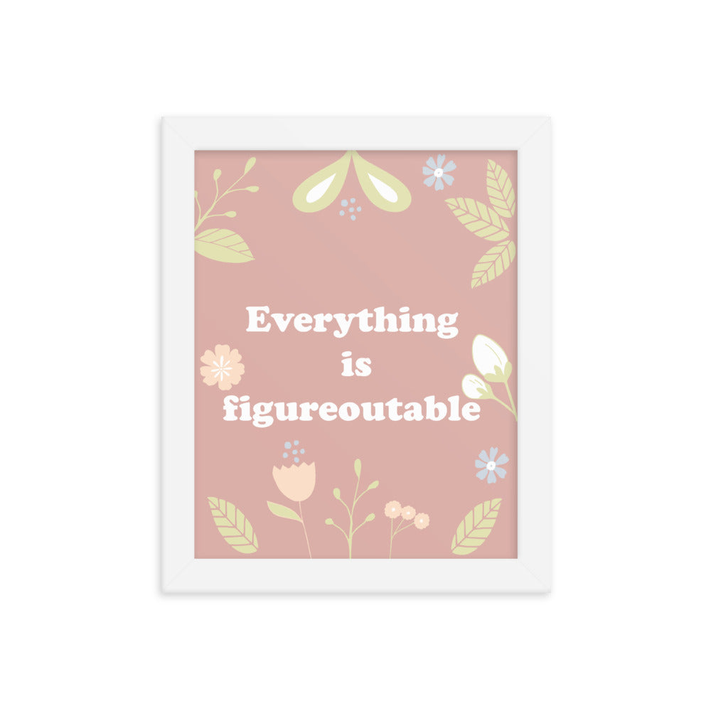 Everything is Figureoutable Wall Prints - JJ Paperie & Co