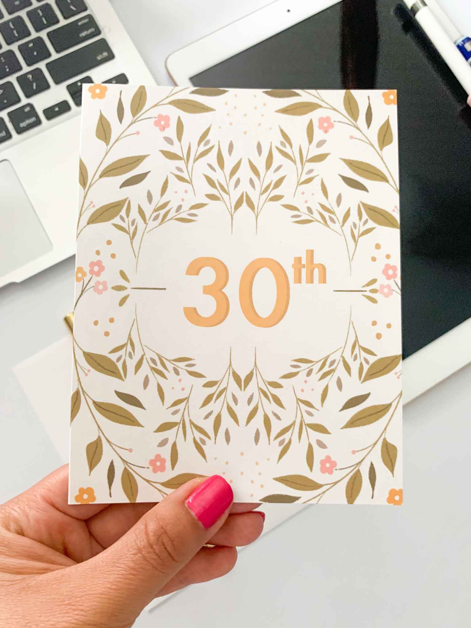 Sweet Birthday Card - 30th Birthday Greeting Card